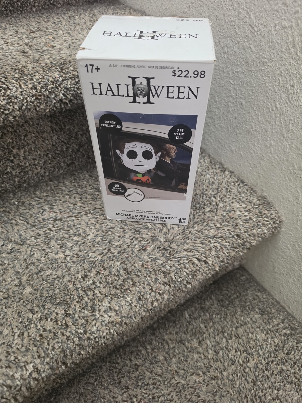 3-foot tall Michael Myers Car Buddy Airblown Inflatable by Gemmy